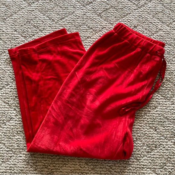 Bobbie Brooks Pants - 5/$15 Bobbie Brooks Bright Red Velour Sweatpants XL (18W)
